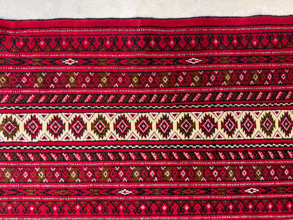 Hand-Knotted Persian Turkaman Rug - 7'x10'