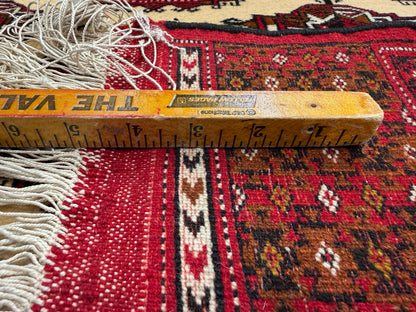 Hand-Knotted Persian Turkaman Rug - 7'x10'