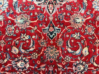 Hand-Knotted Persian Sarouk Rug - 10'7"x13'9"