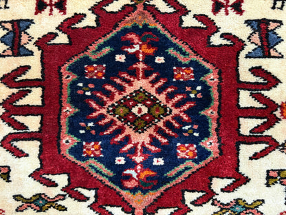 Hand-Knotted Antique Kurdish Runner - 3’3"x12'