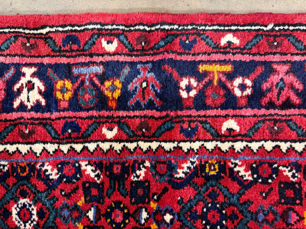 Hand-Knotted Antique Malayer Runner - 3’4"x19'2"