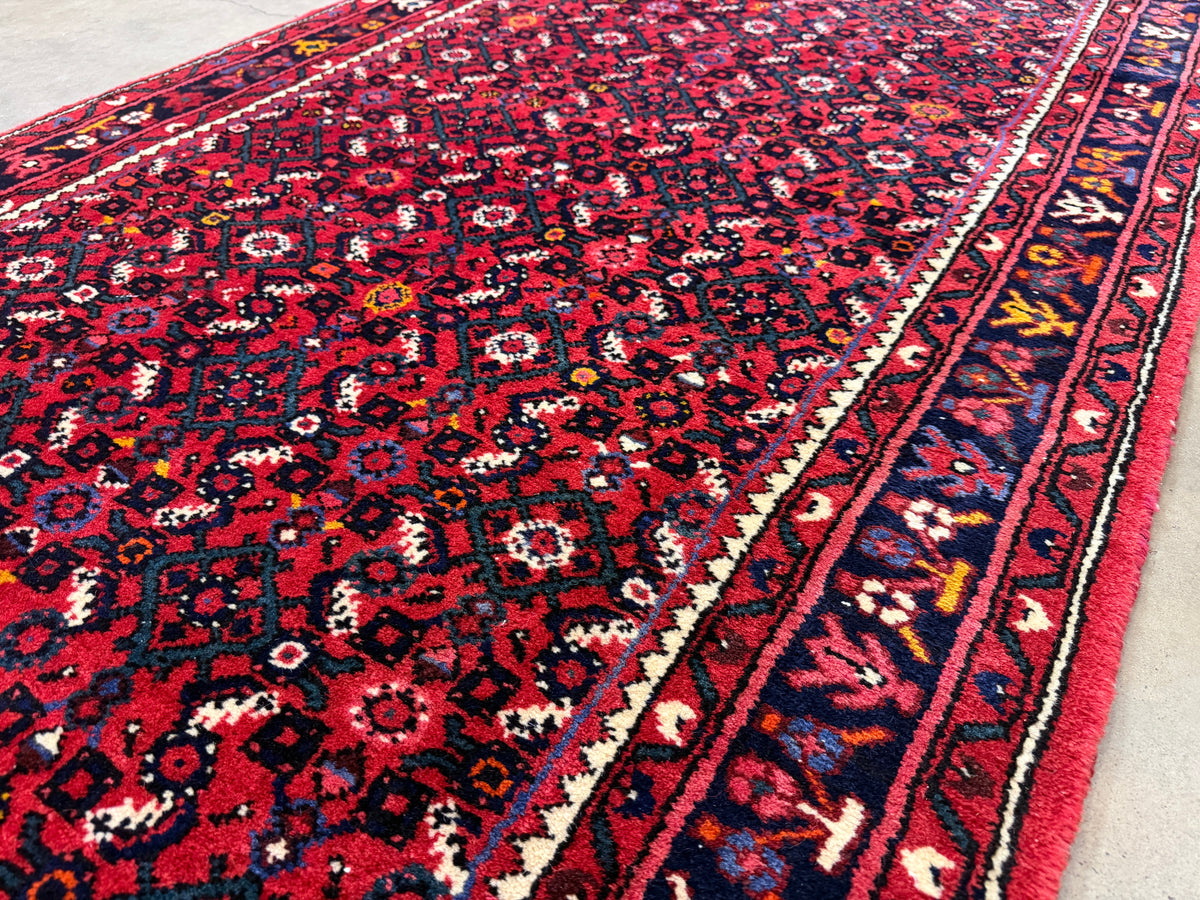 Hand-Knotted Antique Malayer Runner - 3’4"x19'2"