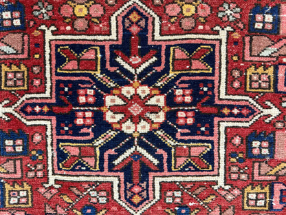 Hand-Knotted Antique Karaja Runner - 3'3"x11'