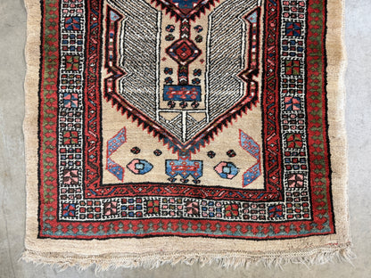 Hand-Knotted Antique Sarab Runner - 3'3"x15'3"