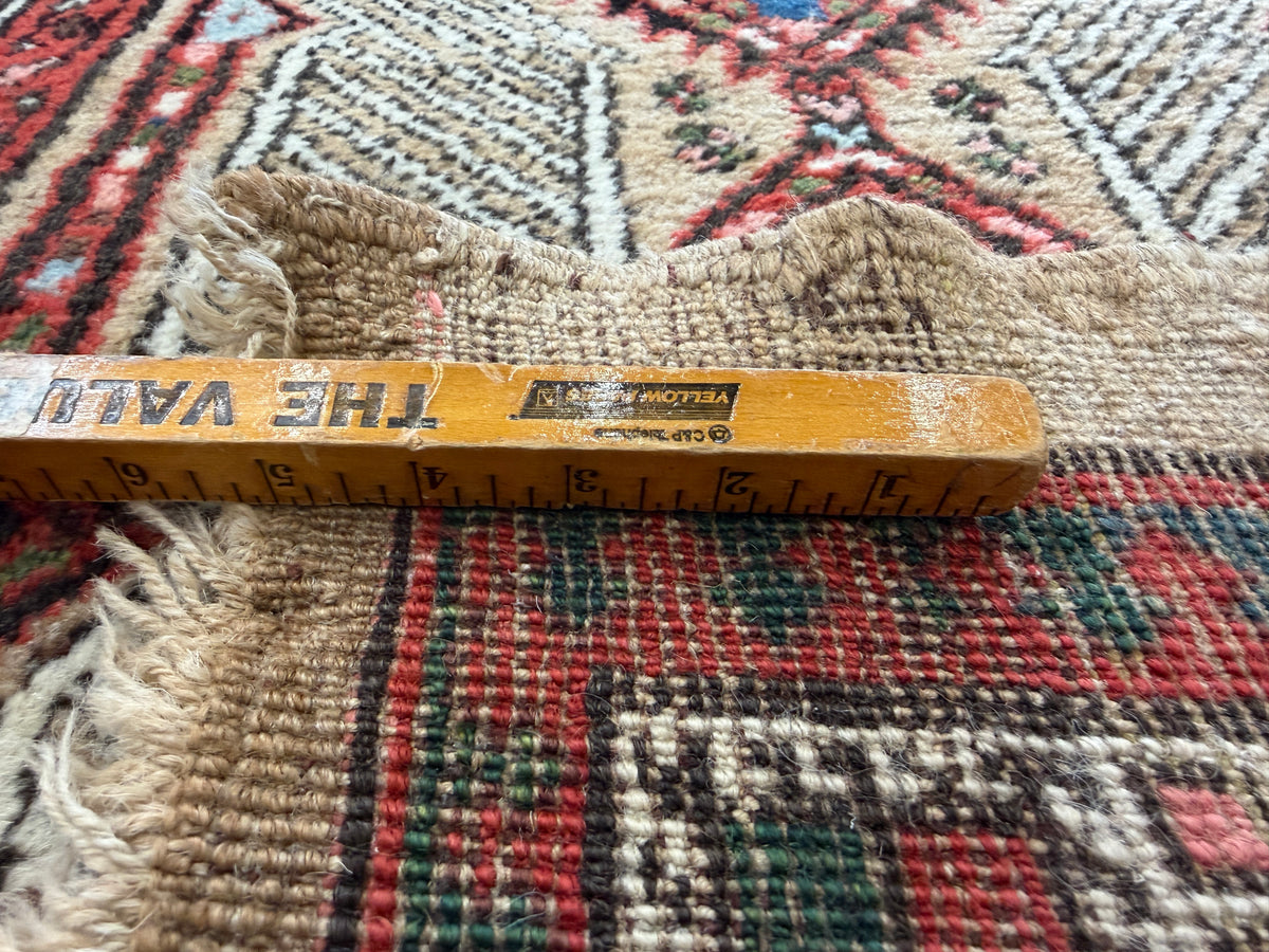 Hand-Knotted Antique Sarab Runner - 3'3"x15'3"