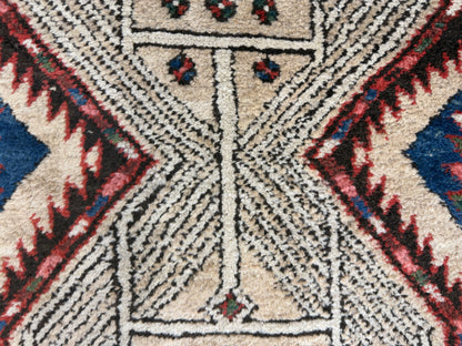 Hand-Knotted Antique Sarab Runner - 3'3"x15'3"