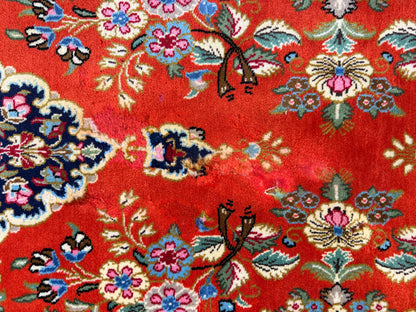 Hand-Knotted Qum Runner - 2'9"x13'8"