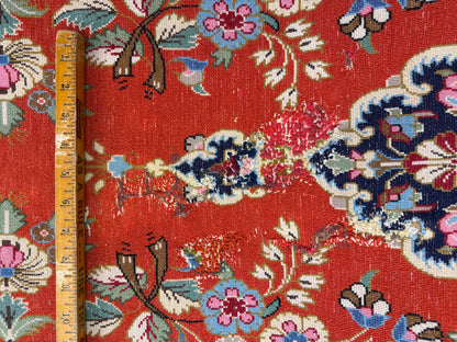 Hand-Knotted Qum Runner - 2'9"x13'8"