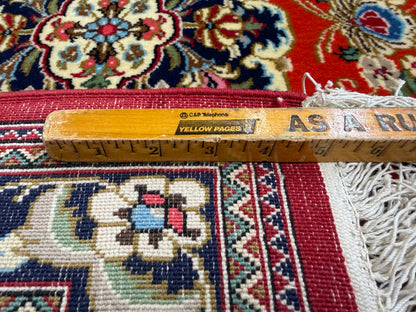 Hand-Knotted Qum Runner - 2'9"x13'8"