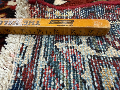 Antique Hand-Knotted Bakhtiari Runner - 3'6"x11'8"