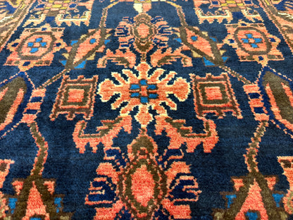 Antique Hand-Knotted Malayer Runner - 3'5"x9'9"