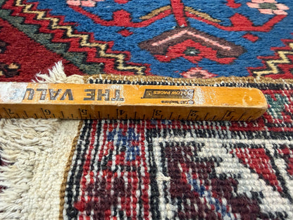 Antique Hand-Knotted Heriz Runner - 2'11"x10'10"
