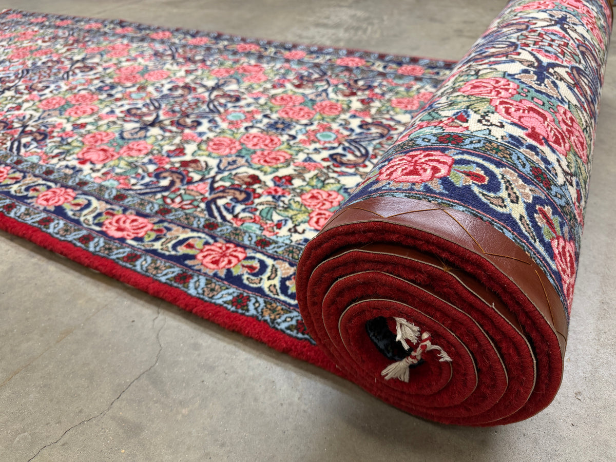Hand-Knotted Bidjar Runner - 3'1"x13'9"