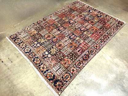 Hand-Knotted Persian Bakhtiari Rug - 8'7"x12'4"