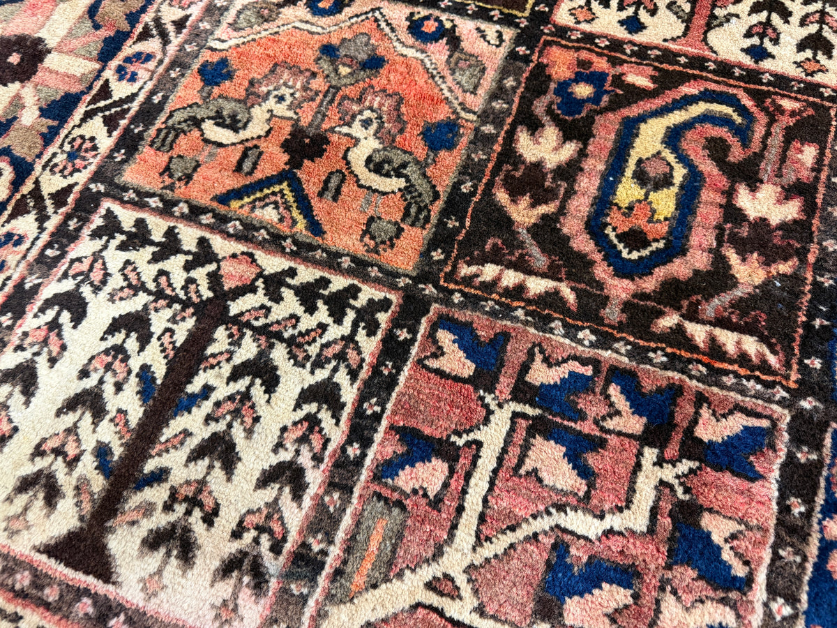 Hand-Knotted Persian Bakhtiari Rug - 8'7"x12'4"