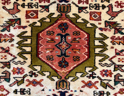 Hand-Knotted Antique Kurdish Runner - 3’3"x12'