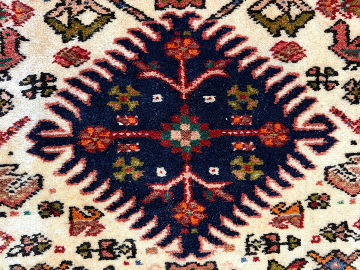 Hand-Knotted Antique Kurdish Runner - 3’3"x12'