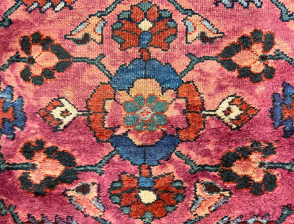 Hand-Knotted Antique Heriz Runner - 2'8"x16'3"