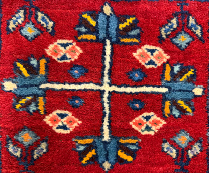 Hand-Knotted Yalemeh Runner - 3'5"x9'10"