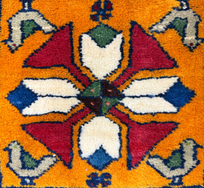 Hand-Knotted Yalemeh Runner - 3'5"x9'10"