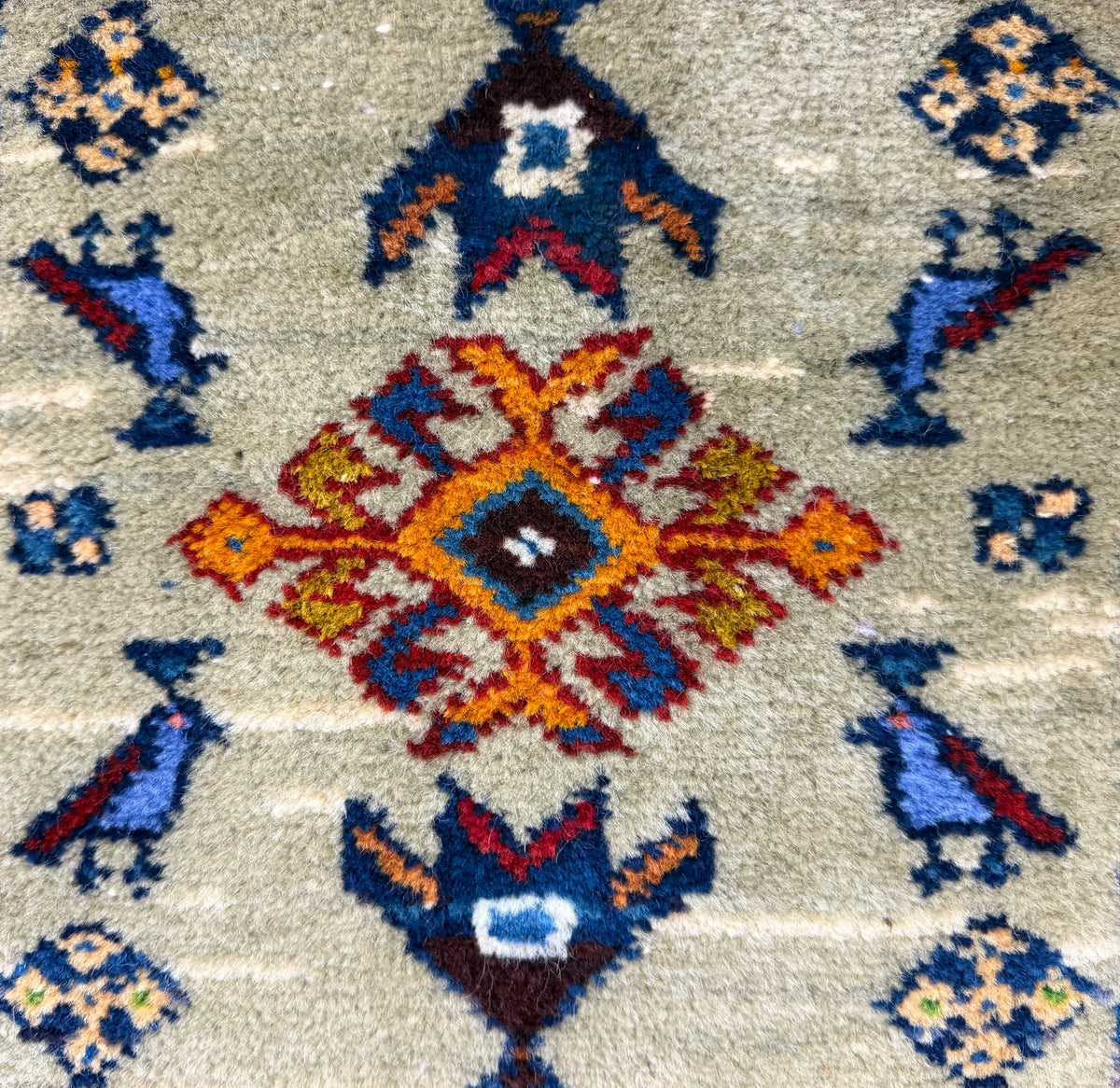 Hand-Knotted Yalemeh Runner - 3'5"x9'10"