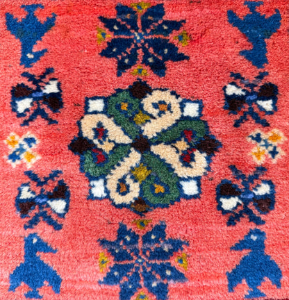 Hand-Knotted Yalemeh Runner - 3'5"x9'10"