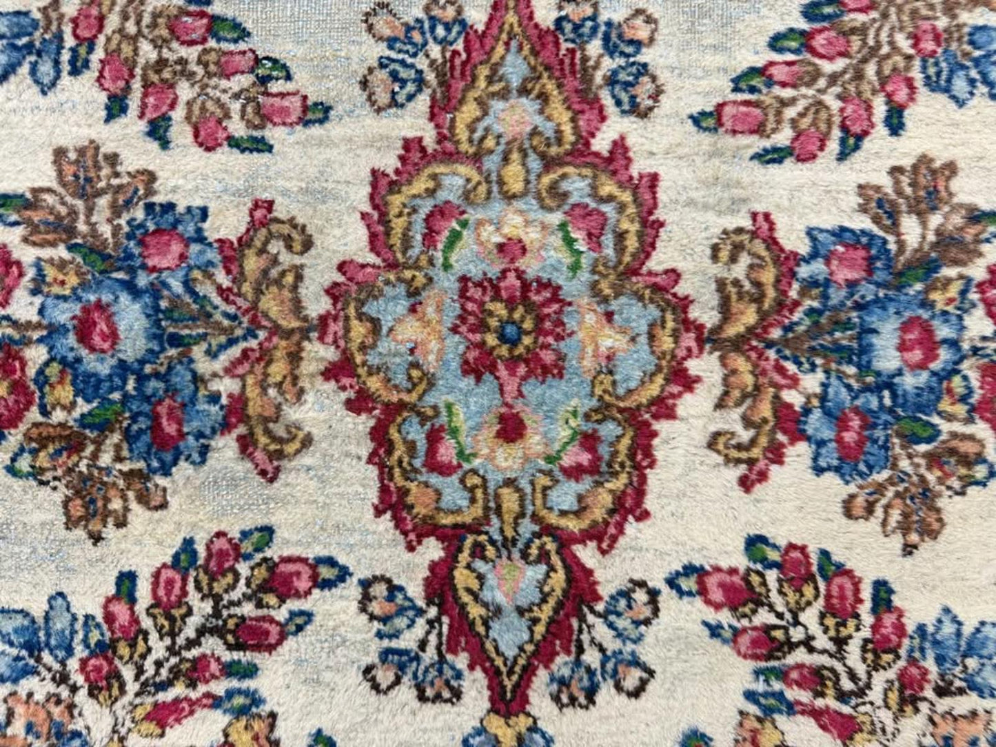 3’x4’11” Antique Persian Kerman Rug