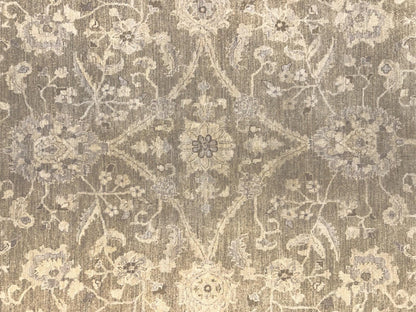 7’9”x10’10” Hand-Knotted Wool Oushak All-over Area Rug