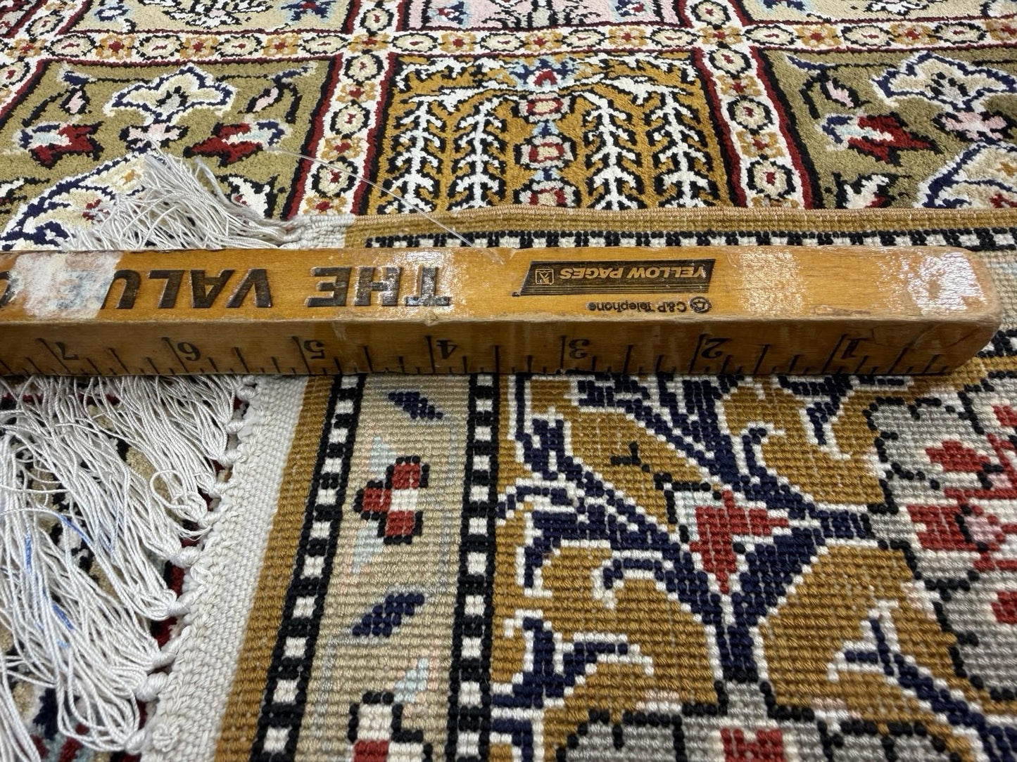 3x5 Luxurious Fine Hand-Knotted 100%Silk Persiane Qume Rug Handmade Gold