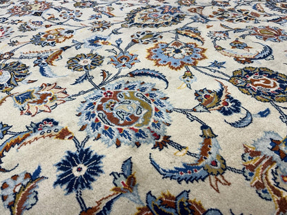 10’5”x14’5” Hand-Knotted Wool All-over Kashane Area Rug - Handmade Carpet 10x14