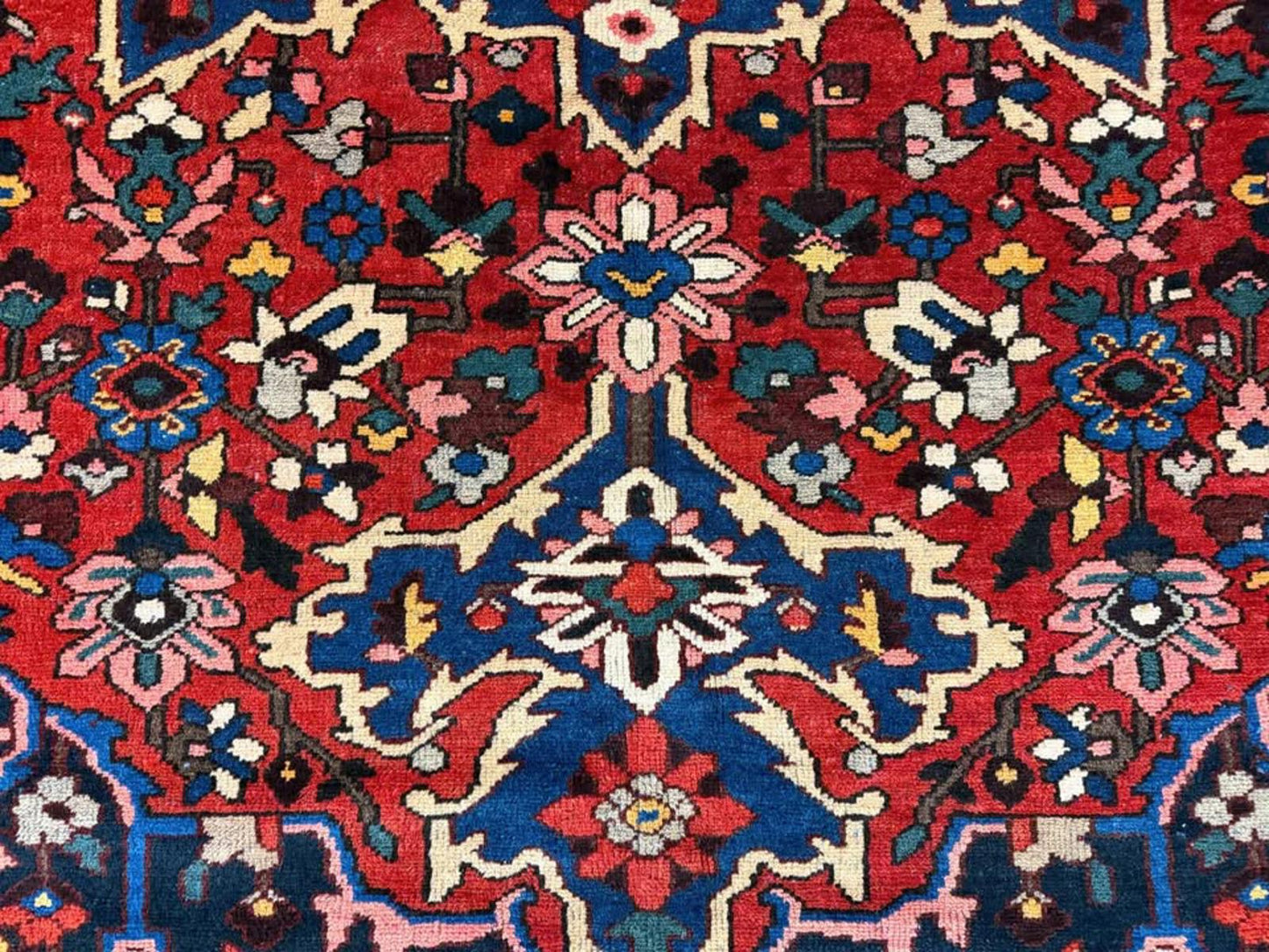 9’1”x12’ Hand-Knotted Wool Bakhtiari Rug