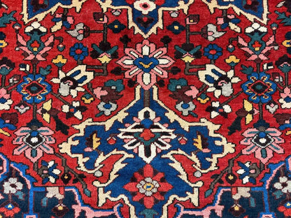 9’1”x12’ Hand-Knotted Wool Bakhtiari Rug