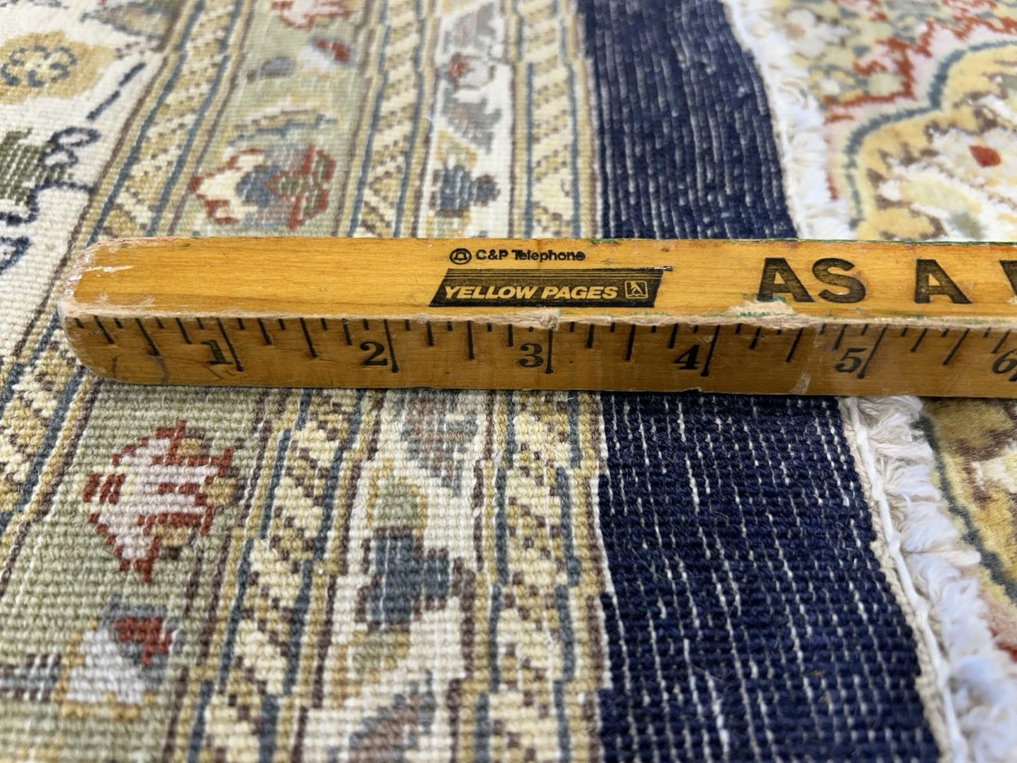 8’ Diameter Hand-knotted Wool Round Area Rug - Handmade Carpet 8x8 Blue