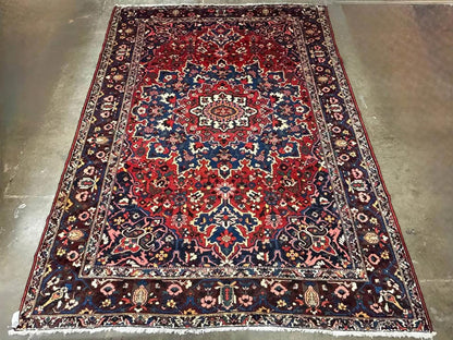 9’1”x12’ Hand-Knotted Wool Bakhtiari Rug