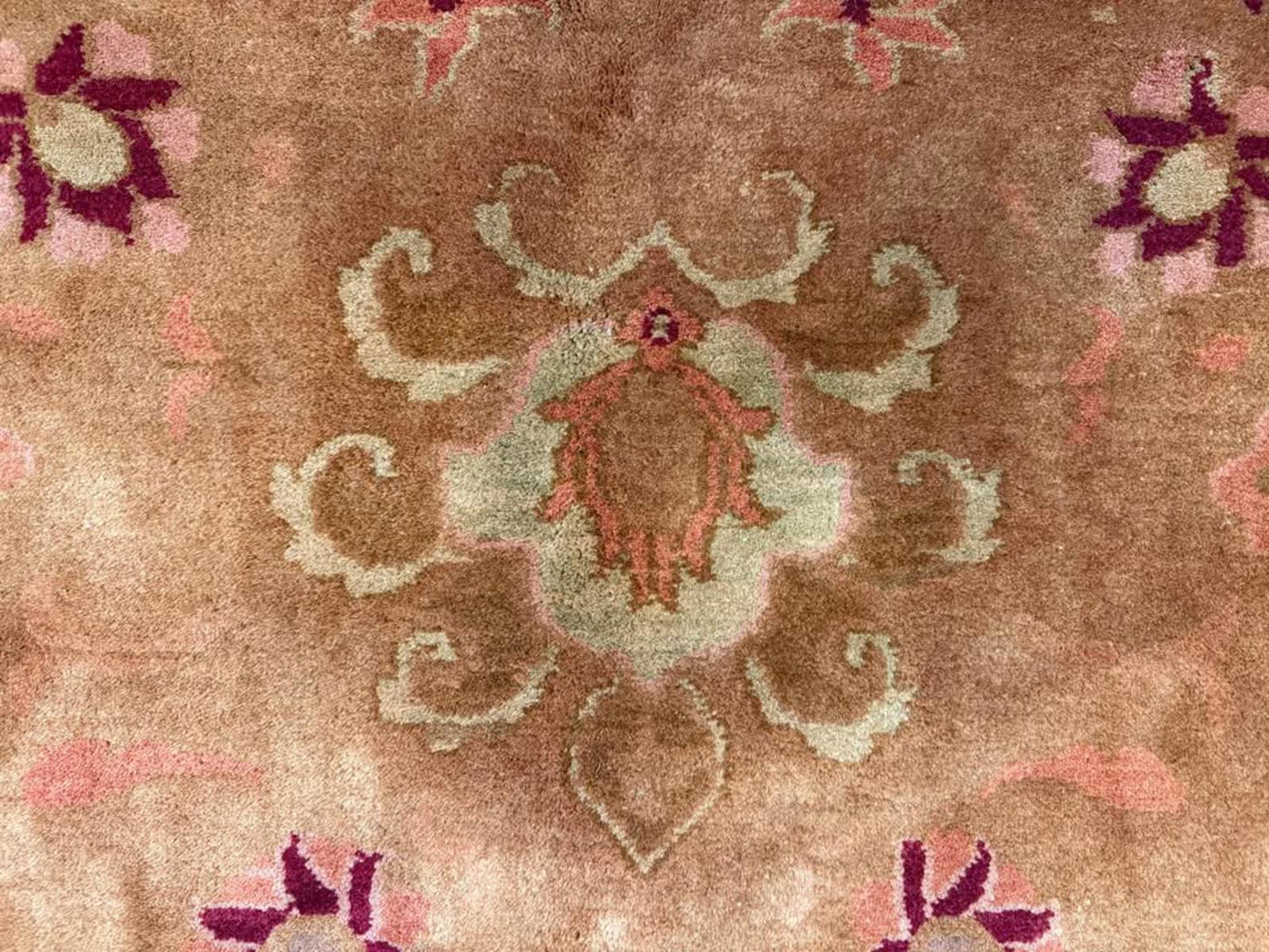 8’x9’8” Handmade Golden Gabbah Rug