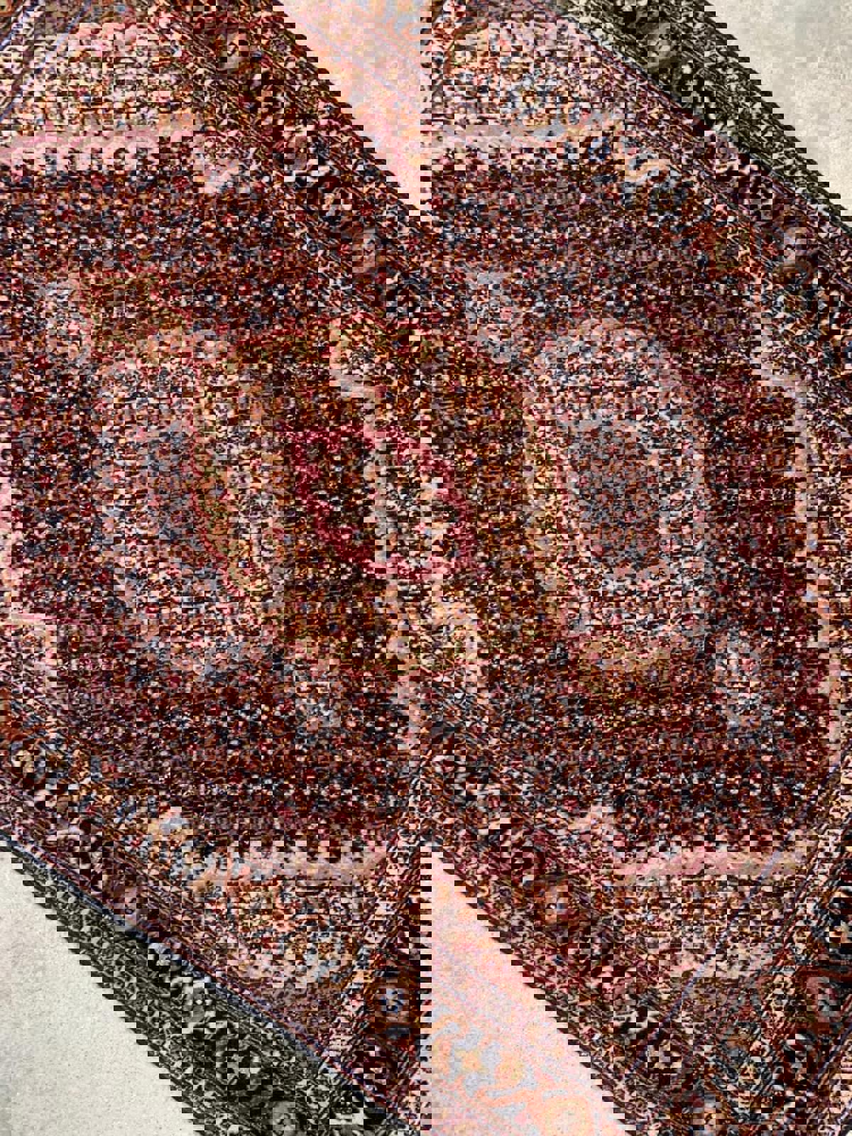 3'2"x5' Very Fine Handmade Wool & Silk  Persian Tabriz Rug