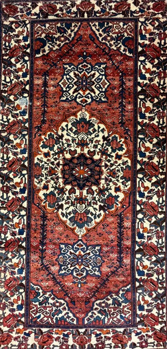 Hand-Knotted Persian Bakhtiari Rug - 5’x9’11”