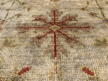 8’4”x10’ Hand-Knotted Wool Oushak All-over Area Rug