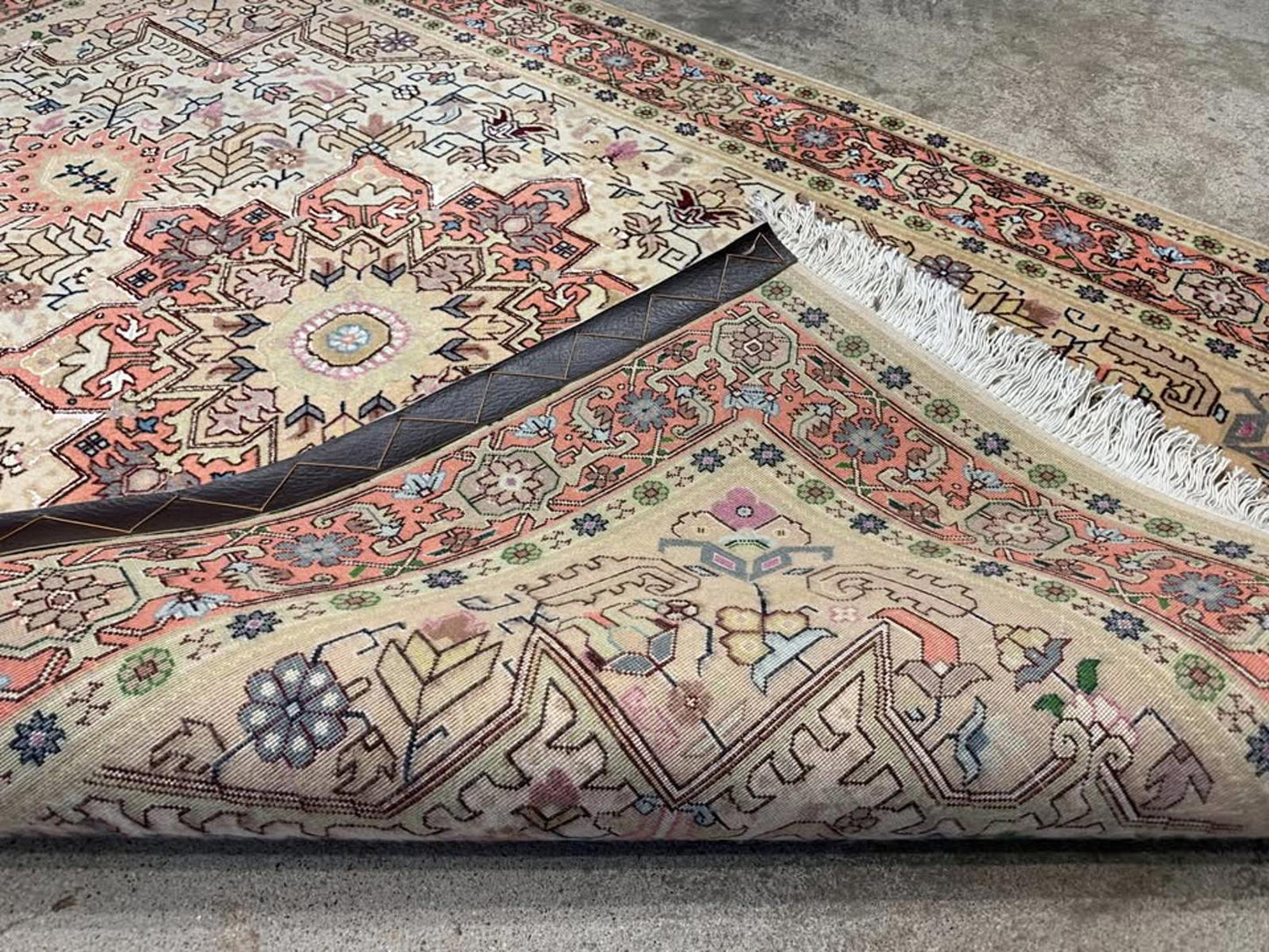 3'1"x5'3" Very Fine Handmade Wool & Silk  Persian Tabriz Rug