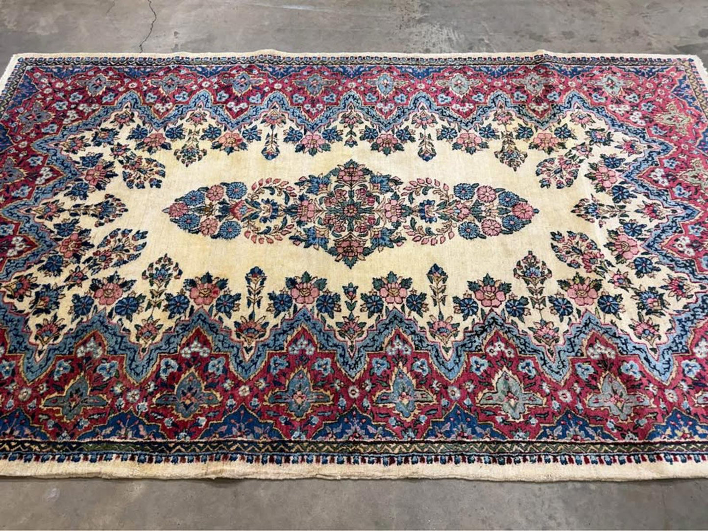 4’2”x7’2” Handmade Kerman Rug