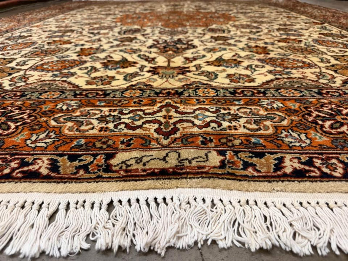 7’10”x9’10” Handmade Tabriz Rug- Signed