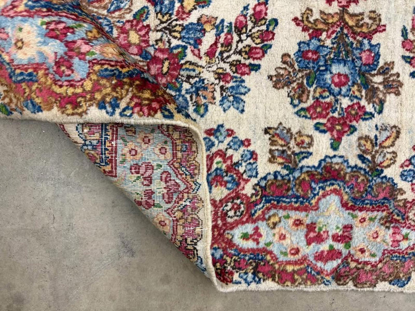 3’x4’11” Antique Persian Kerman Rug