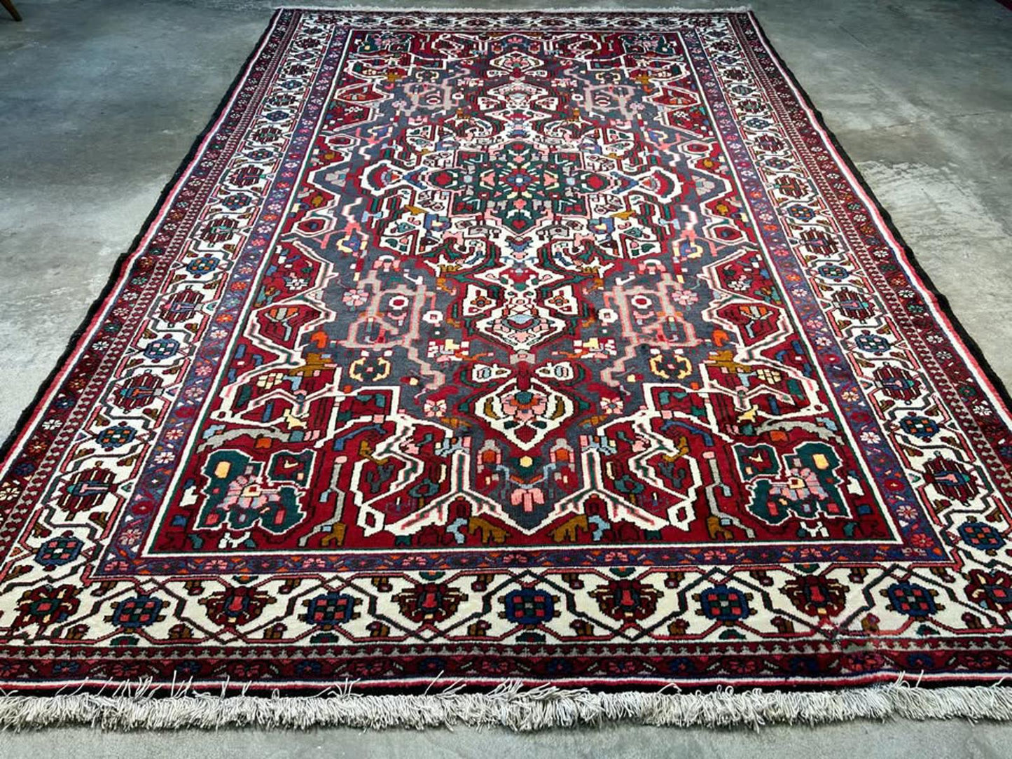 6'10"x10'3" Handmade 100% Wool Persian Bakhtiari Rug