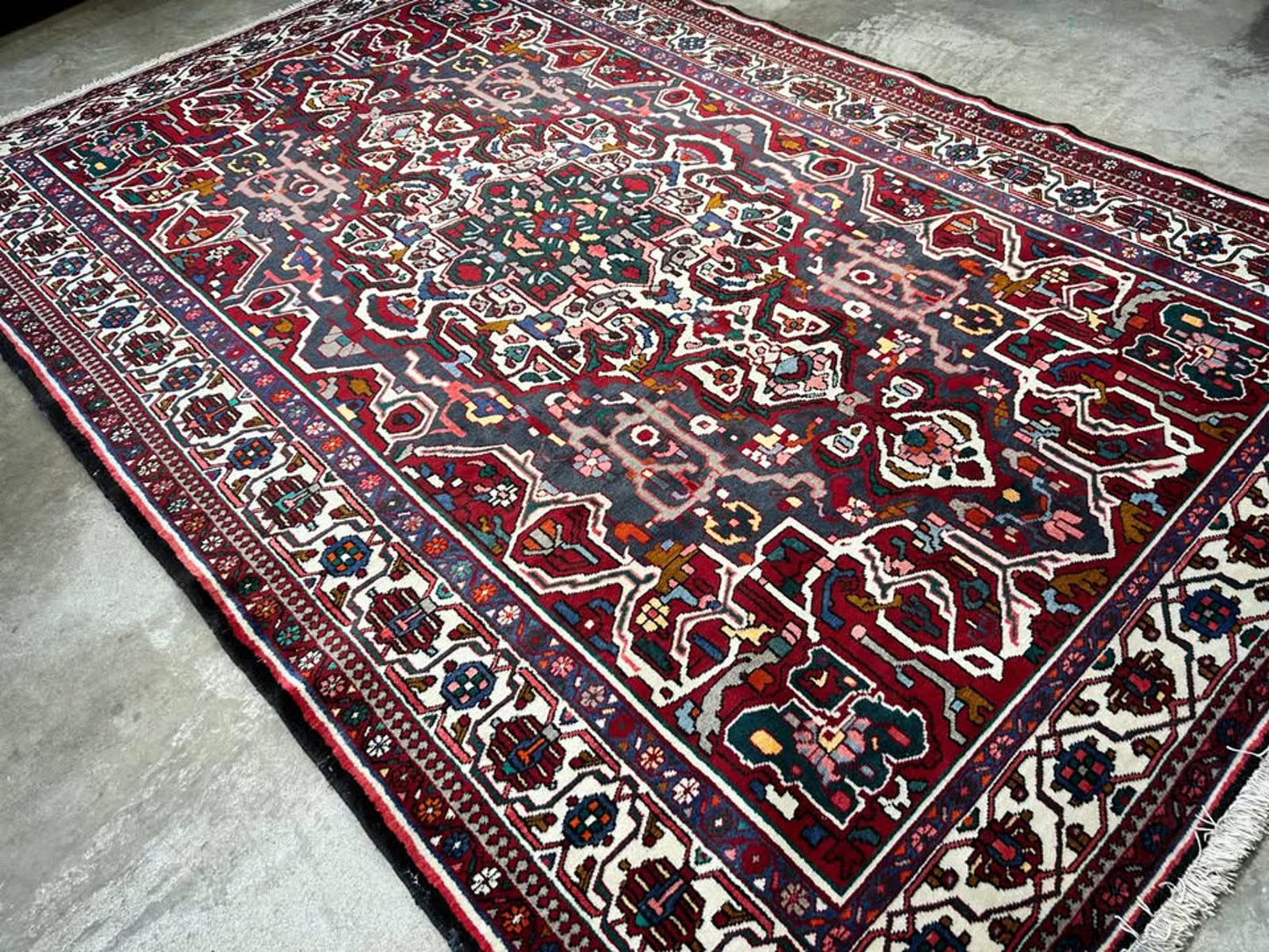 6'10"x10'3" Handmade 100% Wool Persian Bakhtiari Rug