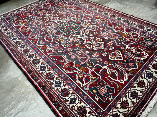 6'10"x10'3" Handmade 100% Wool Persian Bakhtiari Rug