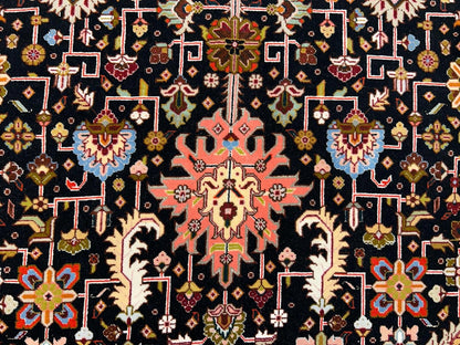 8’1”x10’ Hand-Knotted Fine Wool & Silk Herize Area Rug - Handmade Carpet 8x10