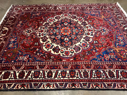 8’8”x12’2”Hand-Knotted Wool Bakhtiari Rug