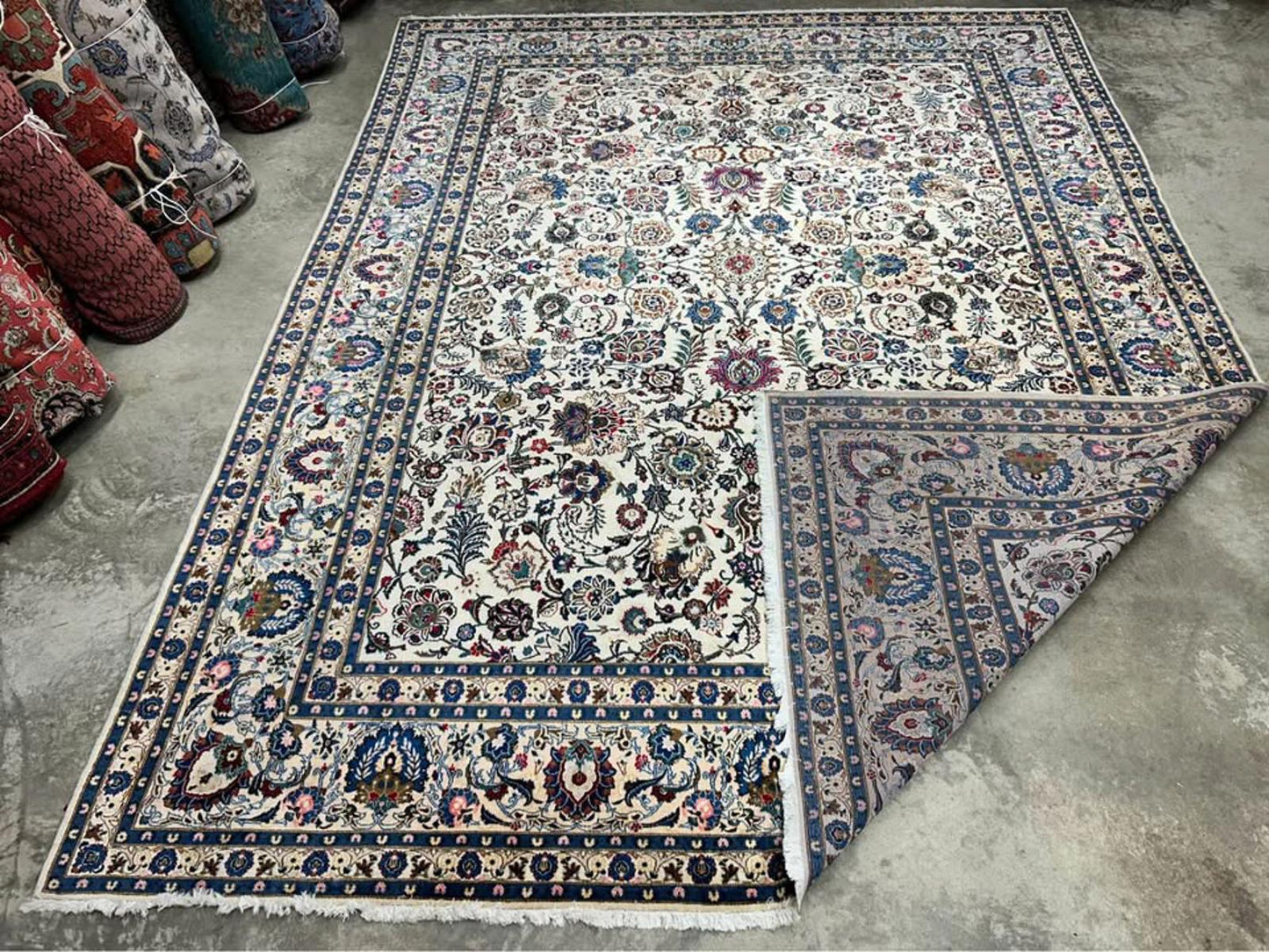 10’5”x 13’8” Handmade Persian Kashan Rug