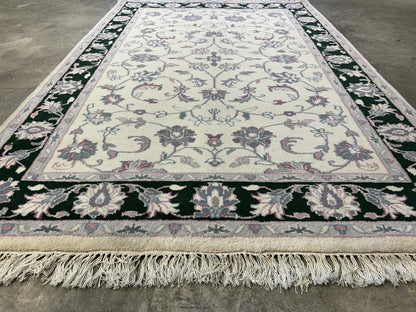 4’1”x6’2” Hand-knotted Wool All-Over Rug - Traditional Oriental Carpet