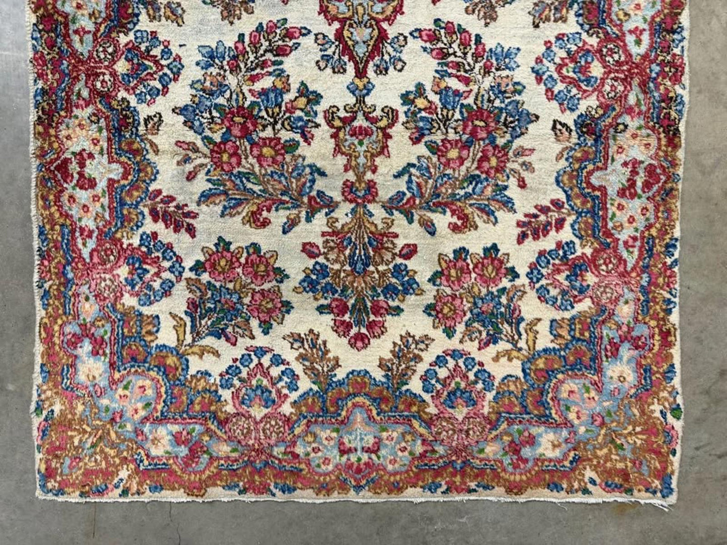 3’x4’11” Antique Persian Kerman Rug